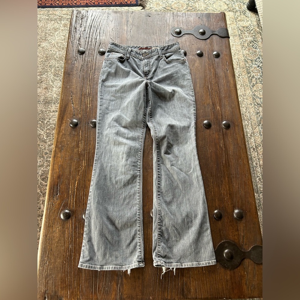 Eddie Bauer Charcoal Flare Women's Jeans